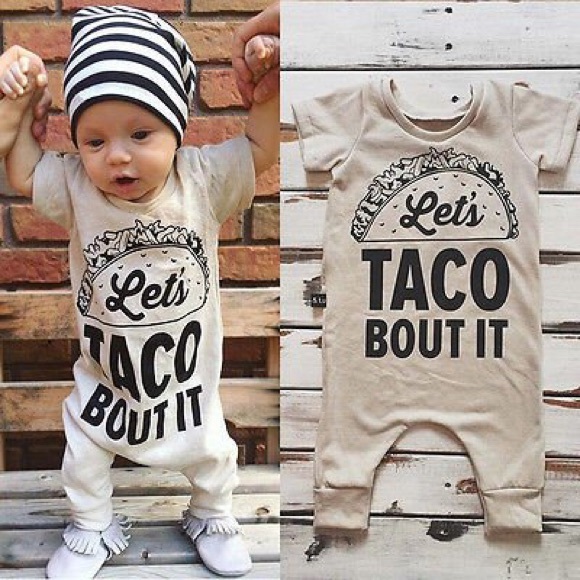 taco baby onesie
